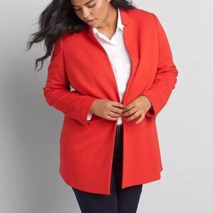 Lane Bryant Bold Red Blazer